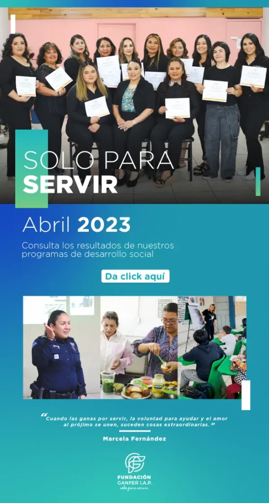 Sólo para servir · Abril 2023