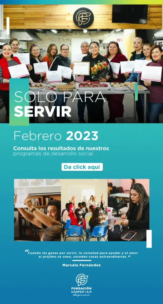 Sólo para servir · Febrero 2023